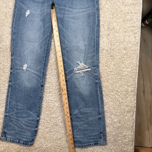 Lucky Brand Easy Rider Mid Rise Boot Jeans Distressed Medium Wash Women's 2 26R - Picture 2 of 14